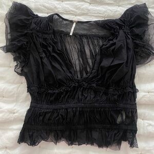 Mesh Free People Going-Out Top